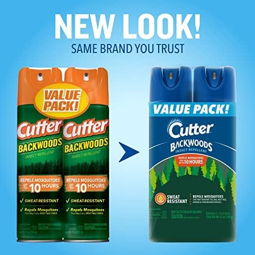 Cutter Backwoods Insect Repellent (2 Count), Mosquito Repellent, 25% DEET, Sweat... - Image 4