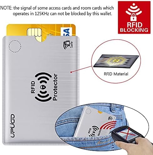 UpUGo 6 Pack 12mil New Medicare Card Protector Sleeves and 6 Pack RFID Blocking ... - Image 6