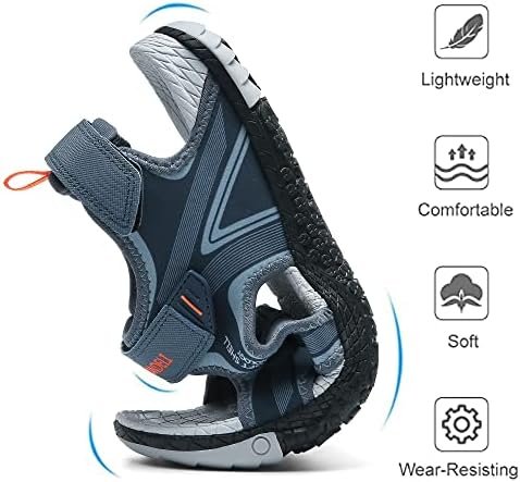 Men's Sport Sandals, Open Toe Water Sandals with Arch Support Waterproof Lightwe... - Image 5