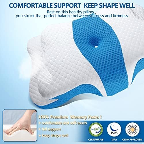 5X Pain Relief Cervical Pillow for Neck and Shoulder Support,Hollow Design Cervi... - Image 6
