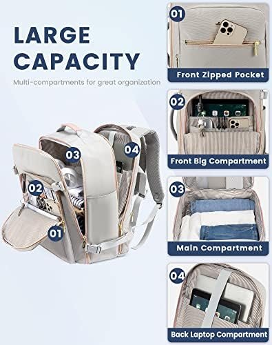 LOVEVOOK Carry on Travel Backpack, 40L Waterproof Large 17inch Laptop Luggage Da... - Image 5