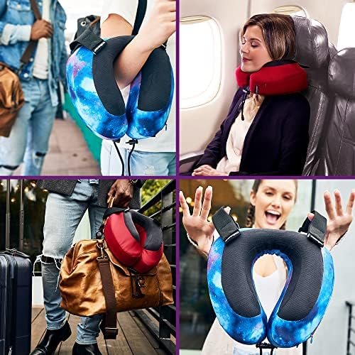 Cabeau Evolution S3 Travel Neck Pillow Memory Foam Neck Support, Adjustable Clas... - Image 8