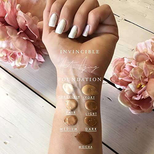 Mirabella Invincible For All HD Liquid Foundation - Anti-Aging Full Coverage Liq... - Image 5