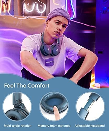 INFURTURE Active Noise Cancelling Headphones, H1 Wireless Over Ear Bluetooth Hea... - Image 6
