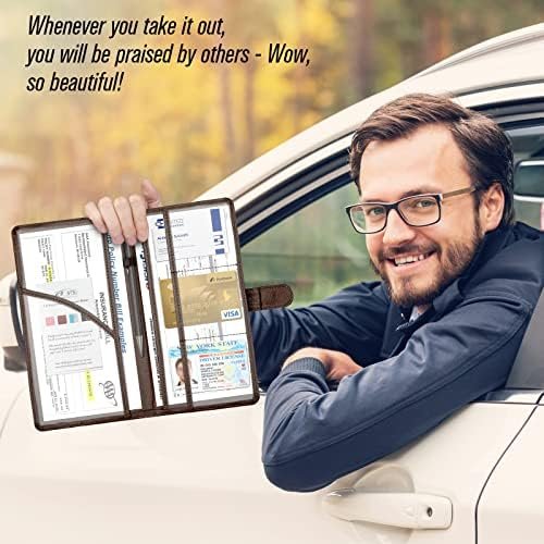 foryou Car Registration and Insurance Holder with Magnetic Closure, Auto Truck D... - Image 7