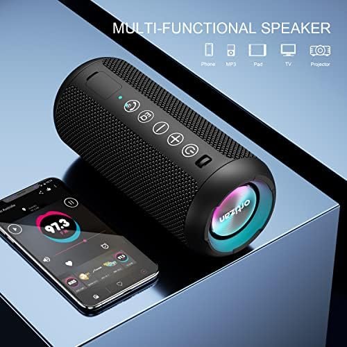 Ortizan Portable Bluetooth Speakers, IPX7 Waterproof Wireless Speaker with 24W L... - Image 5