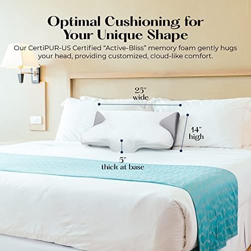 SUTERA - Dream Deep Contour Memory Foam Pillow, Orthopedic Cervical Support for ... - Image 3