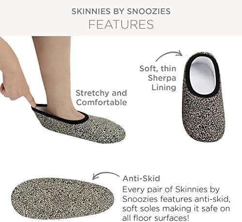 Snoozies Skinnies Slipper Socks – Cozy, Foldable Slippers for Women, Non Slip So... - Image 3