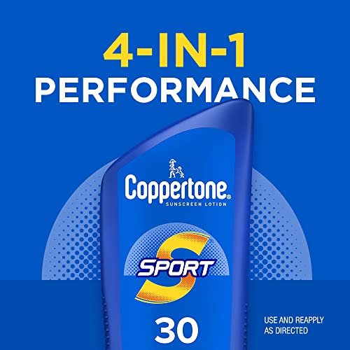 Coppertone Sport Sunscreen Lotion SPF 30, Water Resistant Body Sunscreen, Broad ... - Image 7