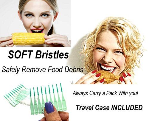 CVS Health 80pc Premium Quality Soft Bristle EaseBetween Gentle Picks Flexible R... - Image 3