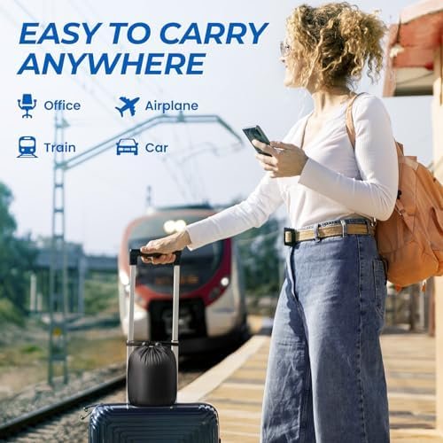 Travel Pillow, Travel Pillows for Sleeping Airplane, Removable Cover Neck Pillow... - Image 8