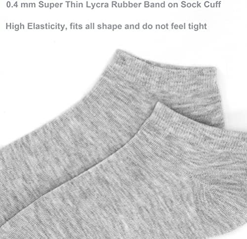 10 Pairs Low Cut Disposable Socks for Travel Portable Stretchy Cotton Blend Sock... - Image 4
