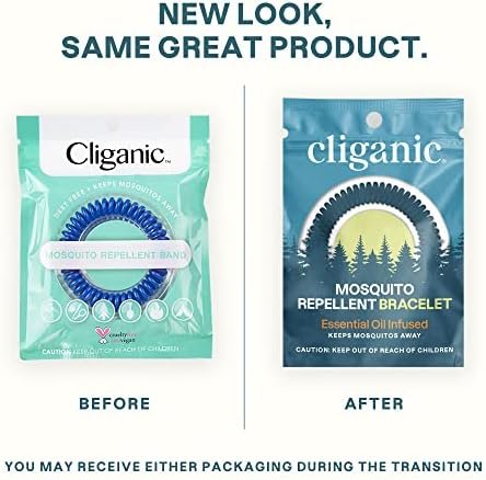 Cliganic 25 Pack Mosquito Repellent Bracelets, DEET-Free Bands, Individually Wra... - Image 3