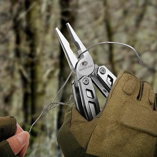 MOSSY OAK Multitool, 21-in-1 Stainless Steel Pocket Knife with Screwdriver Sleev... - Image 9