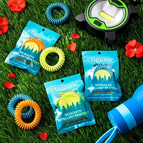 Cliganic 25 Pack Mosquito Repellent Bracelets, DEET-Free Bands, Individually Wra... - Image 4