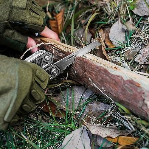 MOSSY OAK Multitool, 21-in-1 Stainless Steel Pocket Knife with Screwdriver Sleev... - Image 10