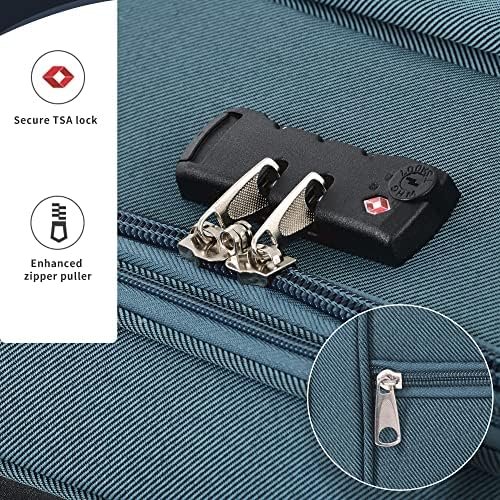 Merax Softside Luggage Set Softshell Lightweight 3 Piece Spinner Suitcase 22" 26... - Image 5