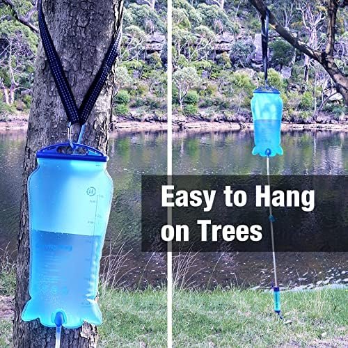 SimPure Gravity Water Filter, Portable Gravity-Fed Water Purifier with 3L Gravit... - Image 6