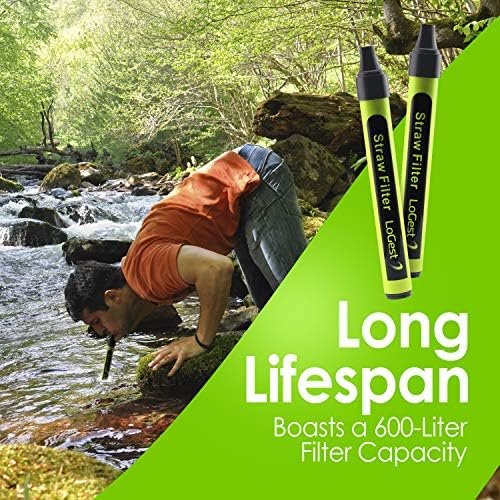 4 Pack Water Filter Straw - Water Purifying Device - Portable Personal Water Fil... - Image 6