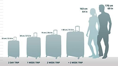 American Tourister Fieldbrook XLT Softside Upright Luggage, Red/Black, 3-Piece S... - Image 3