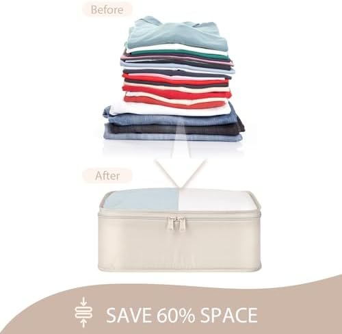 DIMJ Packing Cubes for Travel - Organizer Bags Set for Carry on Suitcase Lightwe... - Image 6