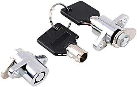 2X Chrome Steel Premium Hard Saddlebag Saddle Bag Lock for 1993-2013 Touring Roa... - Image 3