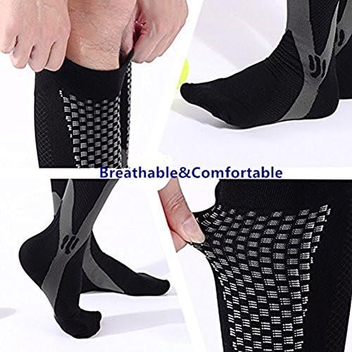 ZFiSt Plus Size Compression Socks Wide Calf for Women Men,Sport Compression Stoc... - Image 9