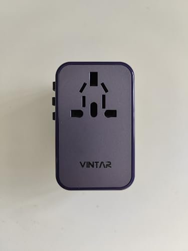 Universal Travel Adapter, VINTAR 75W GaN International Plug Adapter with 3 USB-C... - Image 8