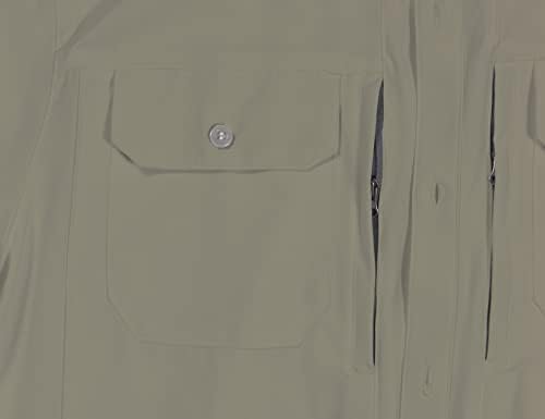 Little Donkey Andy Men's Lightweight Short Sleeve Shirt Quick Dry Stretch Shirt ... - Image 6
