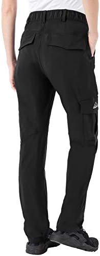 Rdruko Women's Hiking Cargo Pants Water-Resistant Quick Dry UPF 50+ Travel Campi... - Image 4