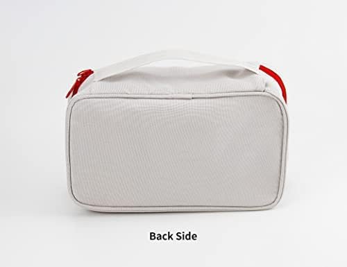 Portable Empty First Aid Kit Bag, Travel Medicine Pouch, Small Medical Bag (Grey... - Image 7