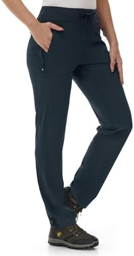 Rdruko Women's Hiking Pants Quick Dry Lightweight Water Resistant Outdoor Pants ... - Image 2