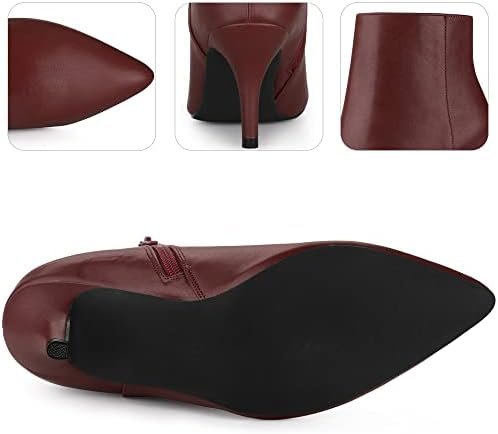 Perphy Pointed Toe Booties Stiletto Heels Ankle Boots for Women - Image 5