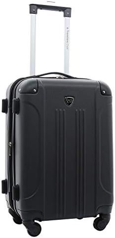 Travelers Club Chicago Hardside Expandable Spinner Luggage, Black, 5 Piece Set - Image 8