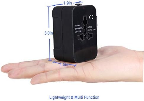 Travel Adapter, Worldwide All in One International Power Adapter Universal Adapt... - Image 8