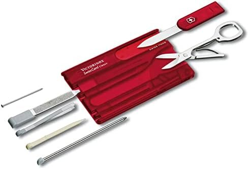 Victorinox Swiss Army Swiss Card, Translucent Ruby - Image 3