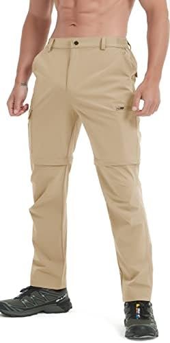 Mens Hiking Convertible Pants Waterproof Lightweight Quick Dry Zip Off Fishing O... - Image 8