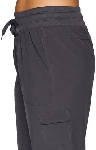 RBX Active Women's Cargo Capri Pant with Pockets Fashion Lightweight Woven with ... - Image 6