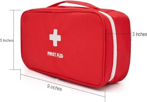 Portable Empty First Aid Bag Medical Storage Bag Mini Emergency Survival Pouch B... - Image 6