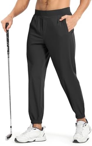 CANGHPGIN 4-Way Stretch Golf Joggers Pants Men Lightweight Travel Pants Casual, ... - Image 3