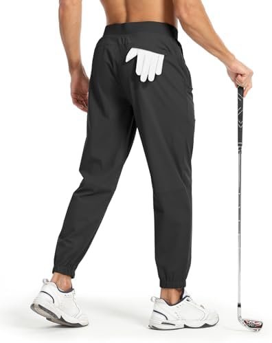 CANGHPGIN 4-Way Stretch Golf Joggers Pants Men Lightweight Travel Pants Casual, ... - Image 4