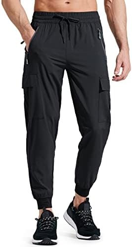 Libin Men's Lightweight Joggers Quick Dry Cargo Hiking Pants Track Running Worko... - Image 2