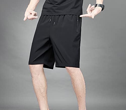 Boys Running Shorts Quick Dry Lightweight Athletic Shorts with Zipper Pockets fo... - Image 5