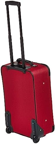 American Tourister Fieldbrook XLT Softside Upright Luggage, Red/Black, 3-Piece S... - Image 4