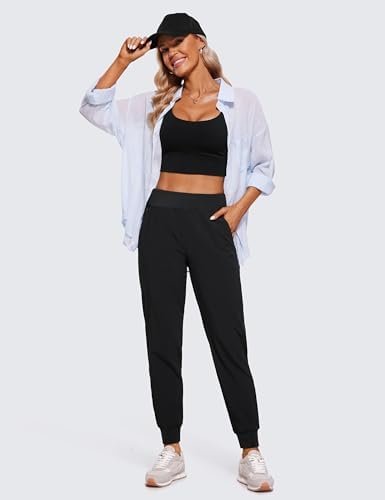 CRZ YOGA Womens Joggers Pants with Pockets Lightweight Workout Travel Casual Gol... - Image 4
