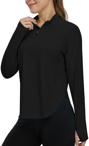 TBMPOY Women's Sun Shirt 1/4 Zipper Long Sleeve UPF 50+ Sun Protection Clothing ... - Image 2