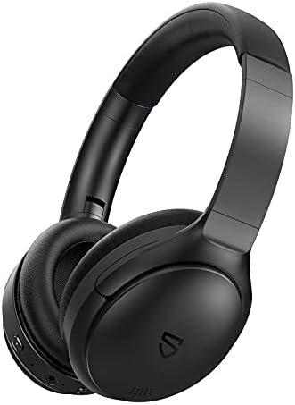SoundPEATS A6 Hybrid Active Noise Cancelling Headphones, Bluetooth Over Ear Head... - Image 2