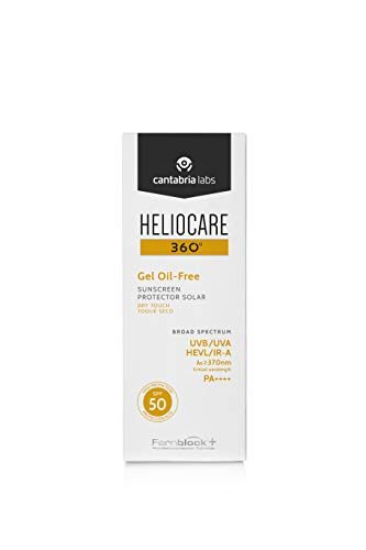 Heliocare 360 Oil-Free Gel SPF 50 50ml / Gel Sunscreen For Face/Daily UVA UVB Vi... - Image 4