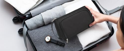CUBETASTIC Small Toiletry Bag for Men - Travel Toiletry Organizer Dopp Kit, Wate... - Image 9