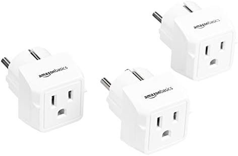 Amazon Basics 3-Pack Travel Plug Adapter Type E/F, Europe - France, Germany, Gre... - Image 2